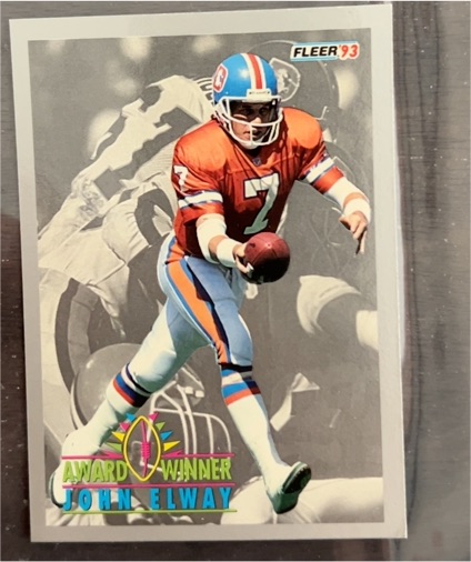 1993 Fleer #237 John Elway — front