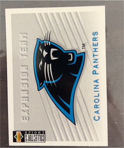 1994 Collector's Choice #379 Expansion Team Carolina Panthers — front