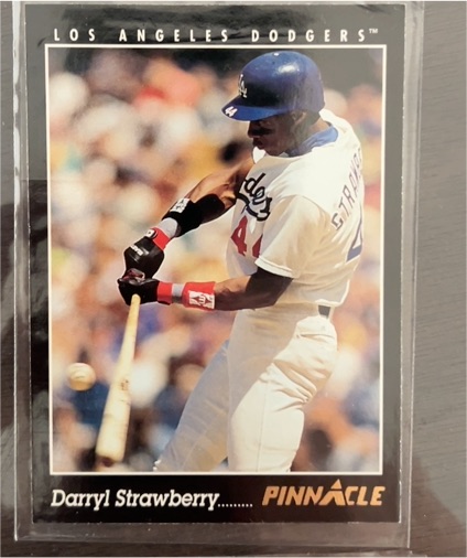 1993 Pinnacle #64 Darryl Strawberry — front