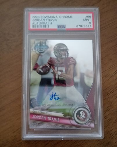 2023 Bowman U Chrome #66 Jordan Travis — front