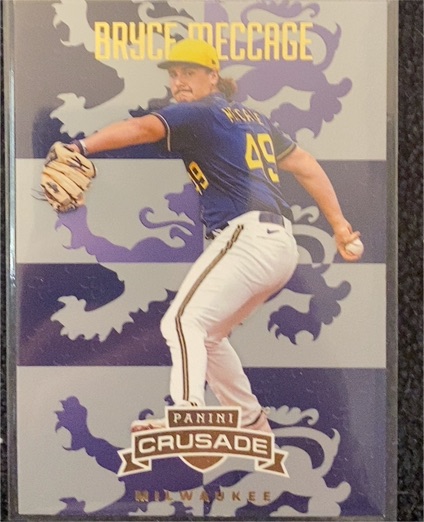 2025 Panini Crusade #54 Bryce Meccage — front