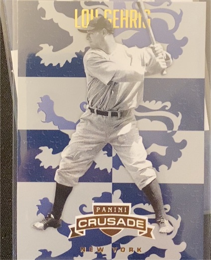 2025 Panini Crusade #51 Lou Gehrig — front