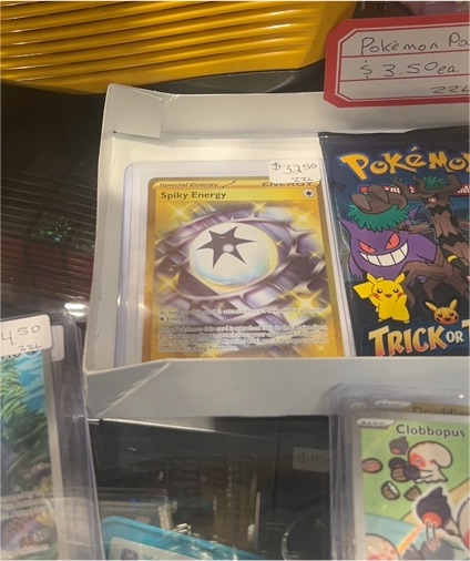 2023 Pokemon TCG Special Energy Spiky Energy — front