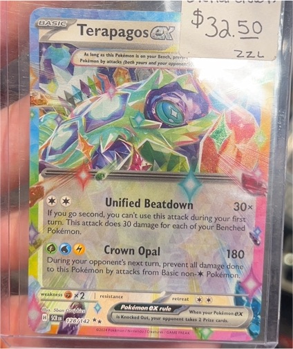 2024 Pokemon TCG #128 Terapagos ex — front
