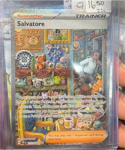 2024 Pokémon Temporal Forces #212 Salvatore — front