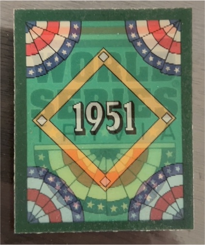 1991 Score Magic Motion: World Series Trivia #51 1951 — front
