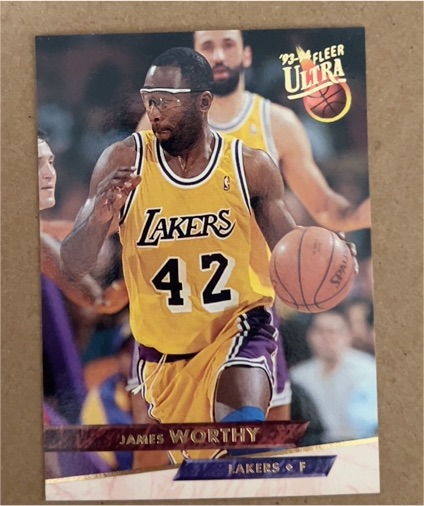 1993-94 Fleer Ultra #97 James Worthy — front