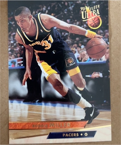 1993-94 Fleer Ultra #81 Reggie Miller Indiana Pacers — front