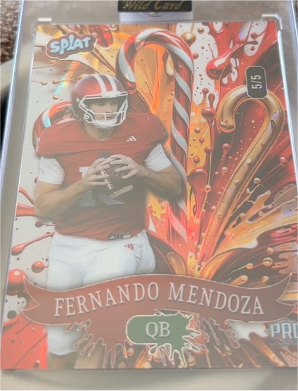 2025 Wild Card Splat #SPLAT Fernando Mendoza — front