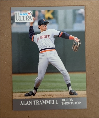 1991 Fleer Ultra #129 Alan Trammell — front