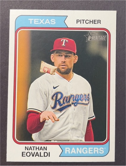 2023 Topps Heritage High Number #507 Nathan Eovaldi — front