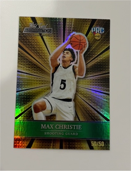 2022 Wild Card Alumination #ABC-61 Max Christie — front