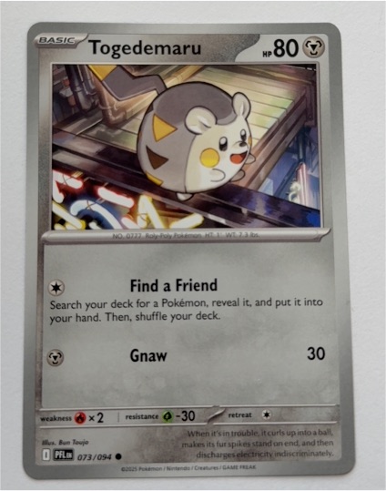 2025 Pokémon ME02: Phantasmal Flames #073 Togedemaru — front