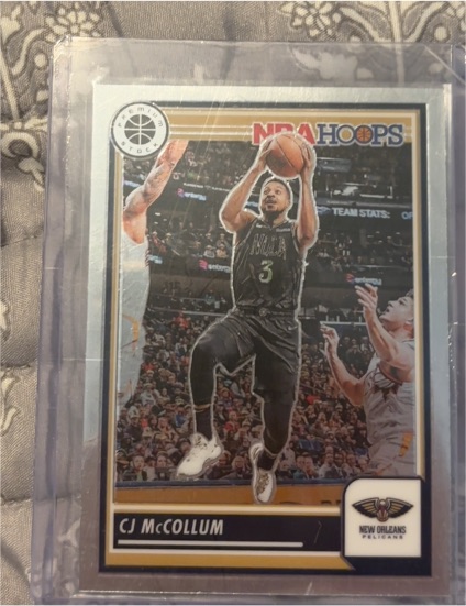 2023-24 Panini NBA Hoops Premium Stock #172 CJ McCollum — front