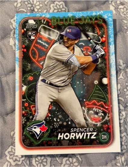 2024 Topps Holiday #H76 Spencer Horwitz — front