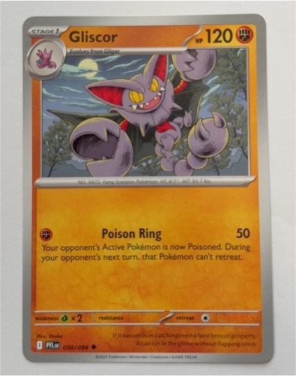 2025 Pokémon ME02: Phantasmal Flames #050 Gliscor — front