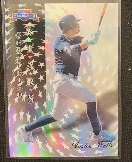 2025 Panini Crusade #22 Austin Wells Certified Stars — front