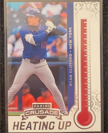 2025 Panini Crusade #16 Ryan Clifford Heating Up — front