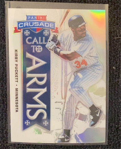 2025 Panini Crusade #2 Kirby Puckett Call to Arms — front