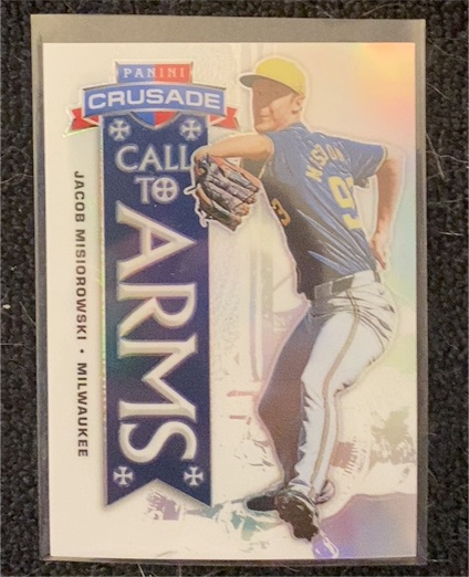 2025 Panini Crusade #16 Jacob Misiorowski Call to Arms — front