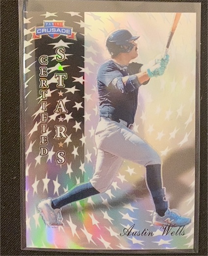 2025 Panini Crusade #22 Austin Wells Certified Stars — front