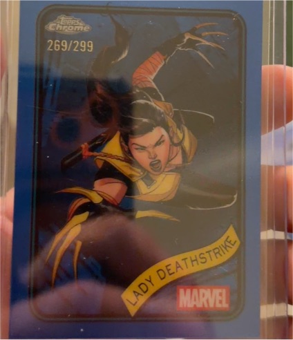 2025 Topps Chrome Marvel #64 Lady Deathstrike — front
