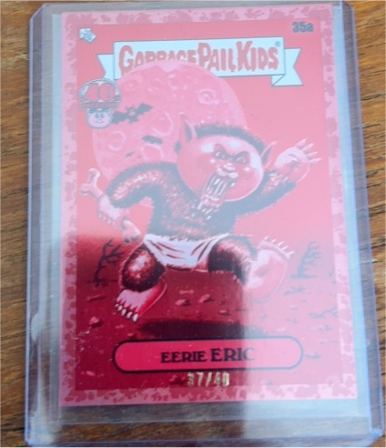 2025 Topps Garbage Pail Kids 40th Anniversary #35A Eerie Eric — front