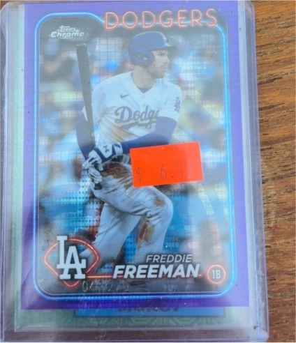 2024 Topps Chrome #4 Freddie Freeman — front