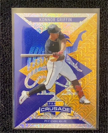 2025 Panini Crusade #9 Konnor Griffin — front