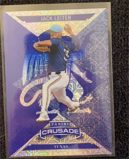 2025 Panini Crusade Jack Leiter — front