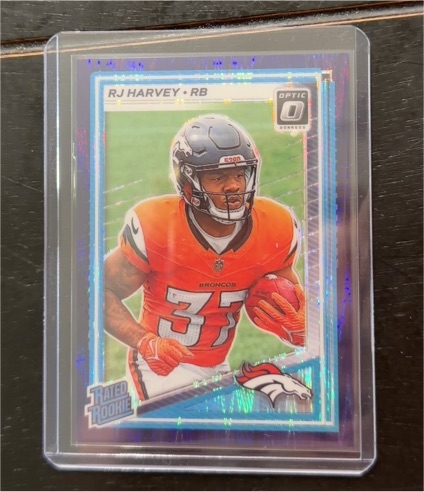 2025 Panini Donruss Optic #208 RJ Harvey Rated Rookie — front
