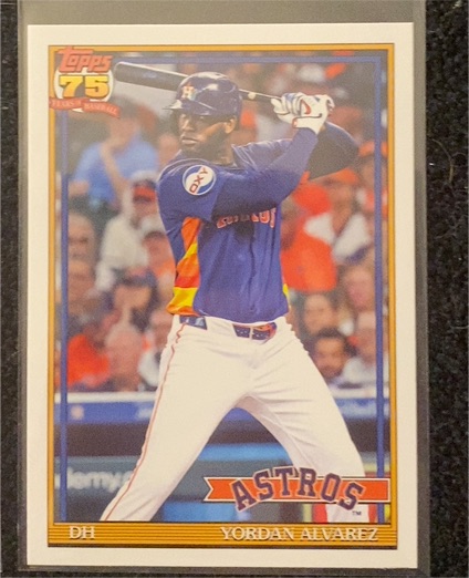 2026 Topps Series 1 1991 Topps #T91-36 Yordan Alvarez — front