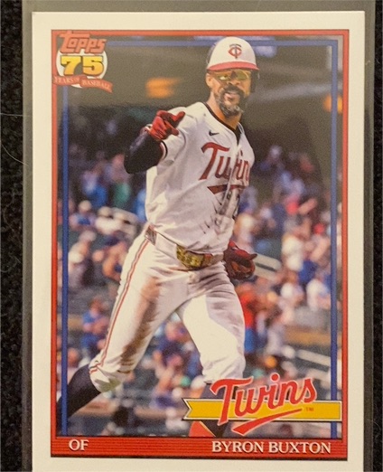 2026 Topps Series 1 1991 Topps #T91-92 Byron Buxton — front