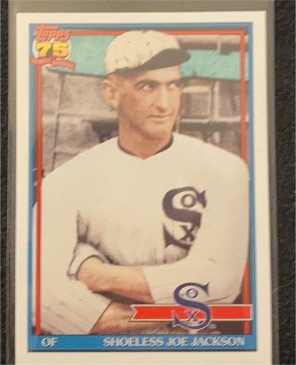 2026 Topps Series 1 #T91-27 Shoeless Joe Jackson — front