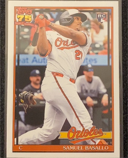 2026 Topps Series 1 #T91-20 Samuel Basallo — front
