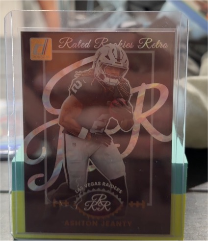 2025 Panini Donruss Rated Rookies Retro #10 Ashton Jeanty — front