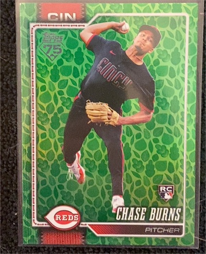 2026 Topps Series 1 #312 Chase Burns — front
