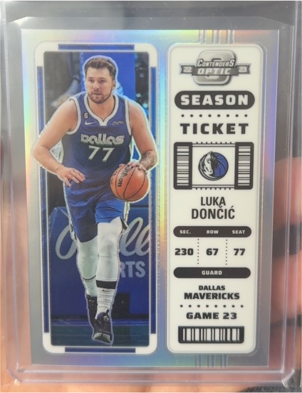 2022-23 Panini Contenders Optic #69 Luka Dončić Season Ticket — front