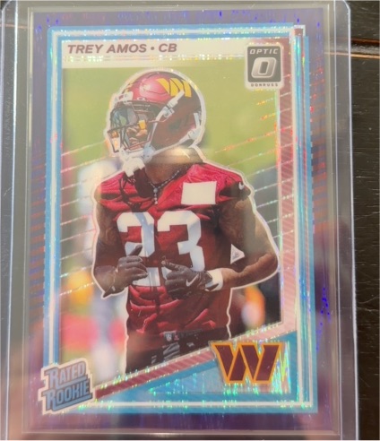 2025 Panini Donruss Optic #369 Trey Amos — front