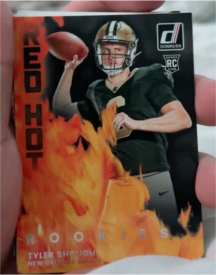 2025 Donruss #RHR-TYS Tyler Shough Red Hot Rookies — front