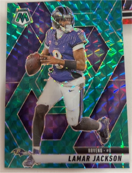 2025 Panini Mosaic #3 Lamar Jackson — front