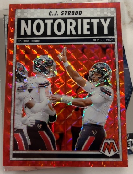 2025 Panini Mosaic #5 C.J. Stroud Notoriety — front