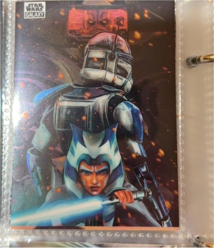 2025 Topps Chrome Star Wars Galaxy #53 Shattered Ahsoka Tano Clone Trooper — front