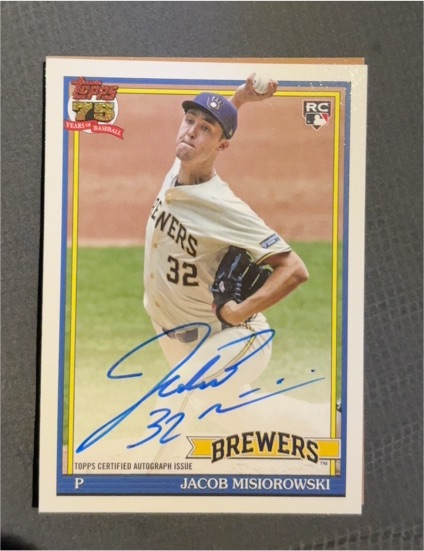 2026 Topps Series 1 1991 Topps #91A-MIS Jacob Misiorowski — front