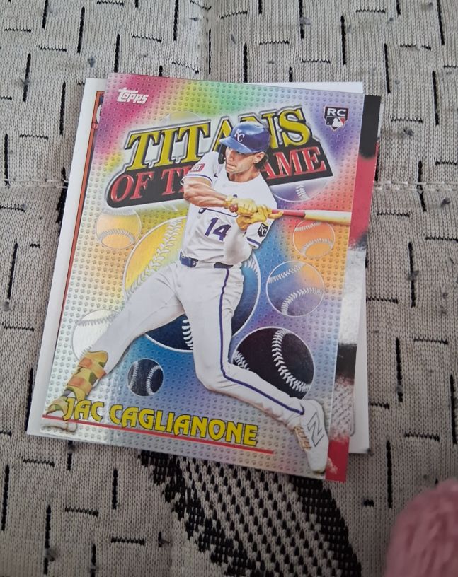 2026 Topps Series 1 #TOG-12 Jac Caglianone Titans of the Game Rookie Insert — front