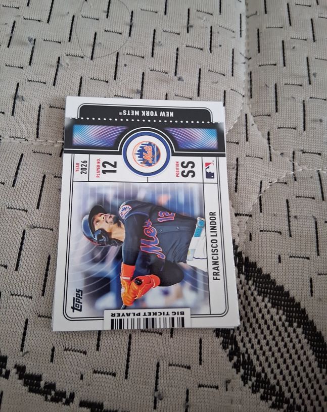 2026 Topps Series 1 Big Ticket Player #BTP-10 Francisco Lindor — front
