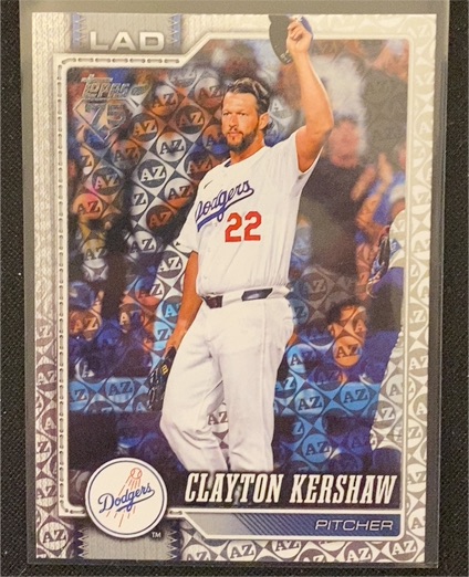 2026 Topps Series 1 #22 Clayton Kershaw — front