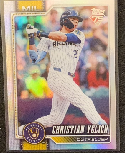 2026 Topps #154 Christian Yelich — front