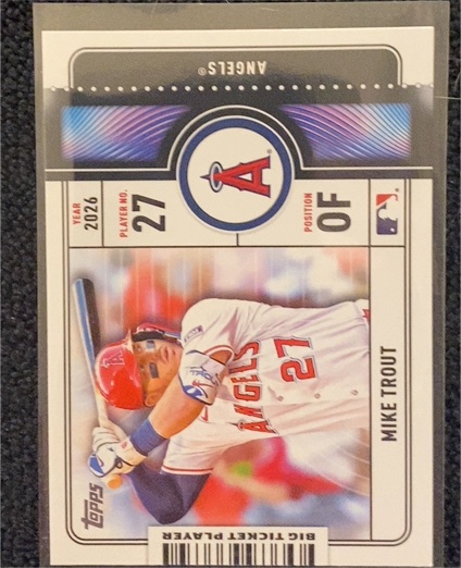 2026 Topps #BTP-1 Mike Trout Big Ticket Players — front