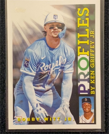 2026 Topps Series 1 Profiles by Ken Griffey Jr #TP-16 Bobby Witt Jr. — front
